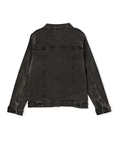 Cotton On Big Boys Super Relaxed Collared Denim Jacket