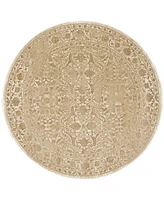 Closeout! Km Home Cantu 3564 5'3" x Round Area Rug
