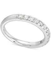 Diamond Wedding Band (1/2 ct. t.w.) in 14K White Gold