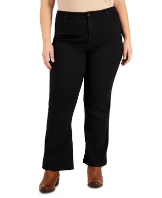 Style & Co Plus Petite Tummy-Control Bootcut Jeans, Created for Macy's