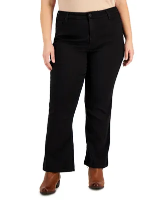 Style & Co Plus & Petite Plus Size Tummy-Control Bootcut Jeans