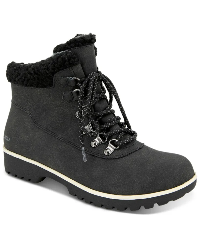 Jbu Women's Blue Creek Water-Resistant Lace-Up Booties