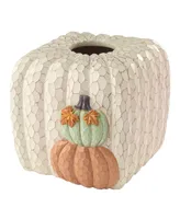 Avanti Grateful Patch Harvest Resin Tissue Box Cover