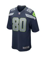 Men's Nike Steve Largent College Navy Seattle Seahawks Game Retired Player Jersey