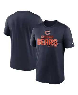 Men's Nike Navy Chicago Bears Legend Community Performance T-shirt