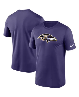 Men's Nike Purple Baltimore Ravens Logo Essential Legend Performance T-shirt