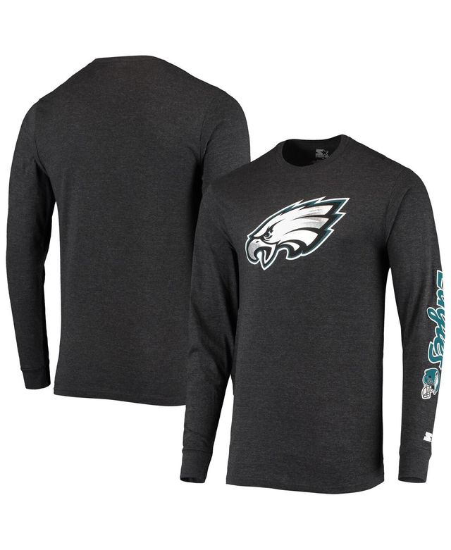 Men's Philadelphia Eagles Starter Heathered Black Halftime Long