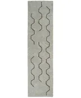 Kaleen Micha MCA95 2' x 8' Runner Area Rug - Silver