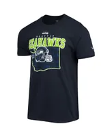 Men's New Era College Navy Seattle Seahawks Local Pack T-shirt