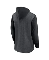 Men's Nike Heathered Charcoal, Black Arizona Cardinals Surrey Legacy Pullover Hoodie