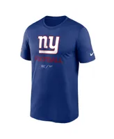Men's Nike Royal New York Giants Infographic Performance T-shirt