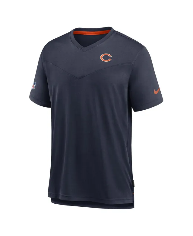 Nike Men's Nike Navy Chicago Bears 2022 Sideline Coach Chevron Lock Up  Performance V-Neck T-shirt