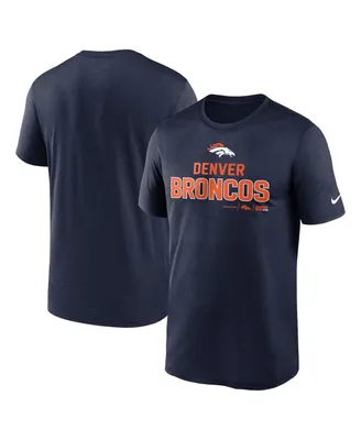 Men's Nike Navy Denver Broncos Legend Community Performance T-shirt