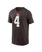 Men's Nike Deshaun Watson Cleveland Browns Player Name & Number T-shirt