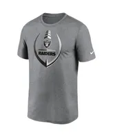 Men's Nike Heathered Gray Las Vegas Raiders Icon Legend Performance T-shirt