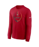 Men's Nike Red Tampa Bay Buccaneers Icon Legend Long Sleeve T-shirt