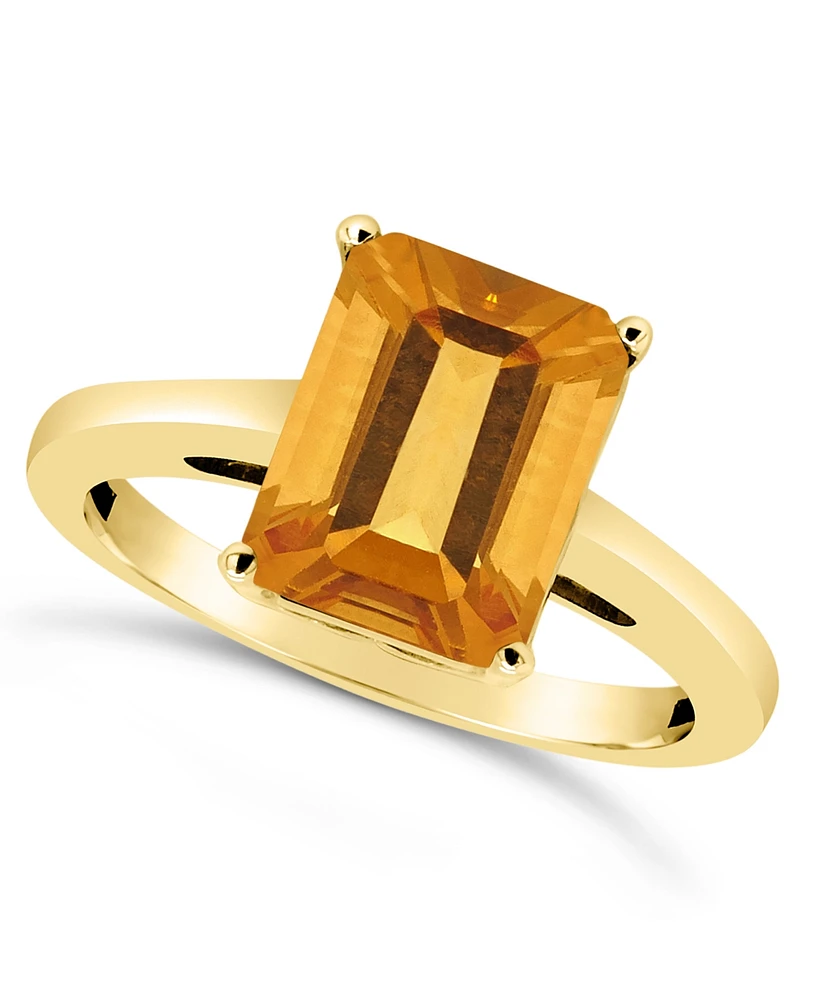 Macy's Citrine (3-1/7 ct. t.w.) Ring 14K Gold