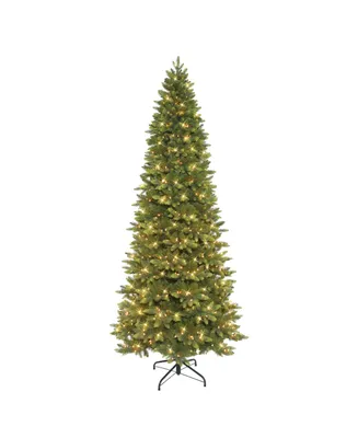 9' Pre-Lit Slim Westford Spruce Tree with 700 Underwriters Laboratories Clear Incandescent Lights, 2581 Tips