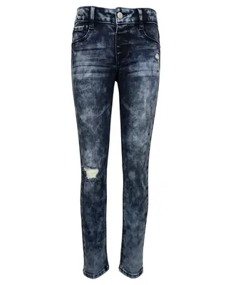 Imperial Star Big Girls Pull On Destructed Skinny Jeans