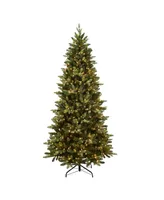 Puleo 6.5FT Pre-Lit Slim Washington Spruce Tree