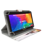 New Linsay 7" Tablet Bundle with Paris Style Case, Pop Holder and Pen Stylus with 2GB Ram 64GB Newest Android 13