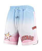 Men's Pro Standard Blue, Pink Houston Astros Team Logo Ombre Shorts