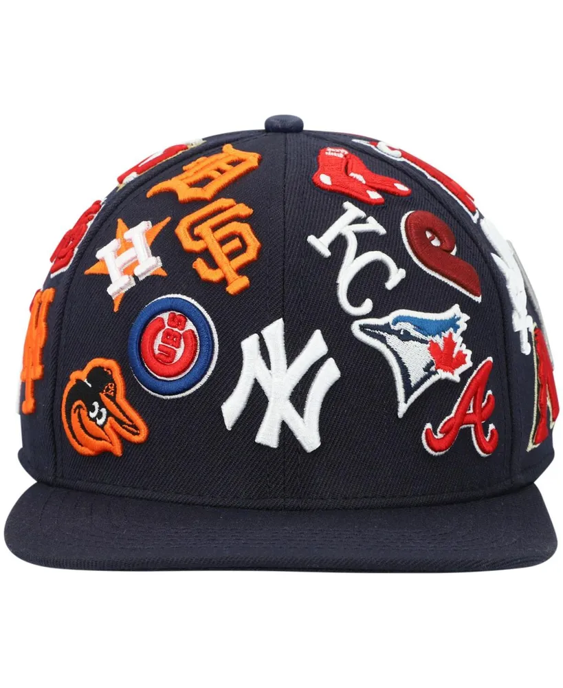 Men's Pro Standard Navy Mlb Pro League Wool Snapback Hat