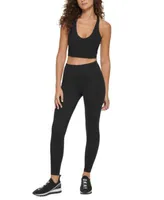 DKNY Sport Women's DKNY Sport Black New York Giants Sami High Waisted  Leggings