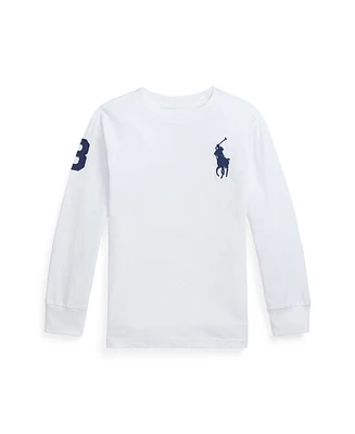 Polo Ralph Lauren Toddler and Little Boys Big Pony Cotton Jersey T-shirt