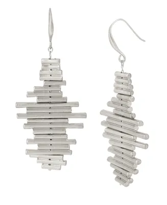 Robert Lee Morris Soho Bamboo Chandelier Earrings - Silver