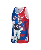 Men's Mitchell & Ness Lawrence Taylor Royal, Red New York Giants Retired Player Graphic Tank Top