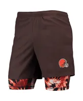 Men's Foco Brown Cleveland Browns Running Shorts