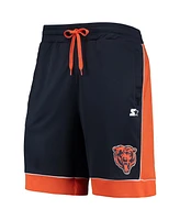 Men's Starter Navy, Orange Chicago Bears Fan Favorite Fashion Shorts