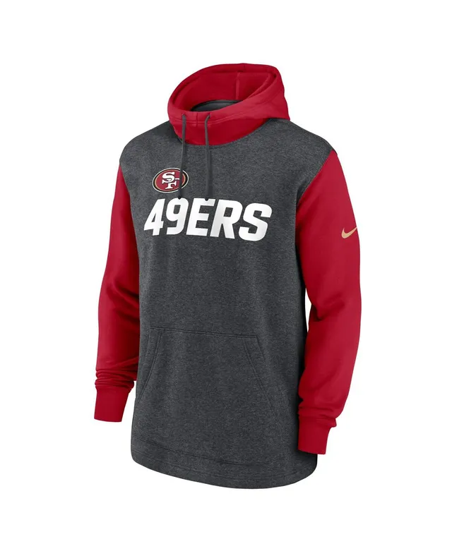 Nike Men's Scarlet San Francisco 49Ers Fan Gear Primary Logo Therma  Performance Pullover Hoodie - Macy's