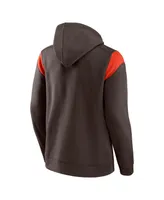 Men's Fanatics Brown Cleveland Browns Call The Shot Pullover Hoodie