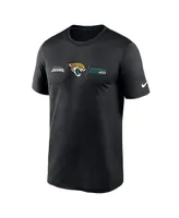 Men's Nike Black Jacksonville Jaguars Horizontal Lockup Legend T-shirt