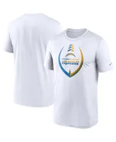 Men's Nike White Los Angeles Chargers Icon Legend Performance T-shirt