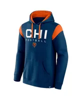 Men's Fanatics Navy Chicago Bears Call The Shot Pullover Hoodie