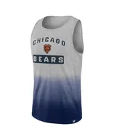 Men's Fanatics Heathered Gray, Navy Chicago Bears Our Year Tank Top