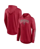 Men's Fanatics Red Tampa Bay Buccaneers Front Runner Pullover Hoodie