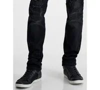 Guess Men's Eco Slim Tapered Moto Fit Jeans