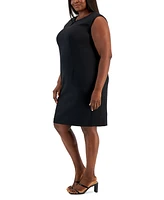 Kasper Plus Sleeveless Sheath Dress