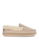 Levi's Men's Roger Memory Foam Sherpa Venetian Slippers