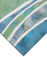 Liora Manne' Visions Iii Wave 5' x 8' Outdoor Area Rug