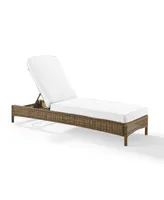 Bradenton Outdoor Wicker Chaise Lounge Sunbrella