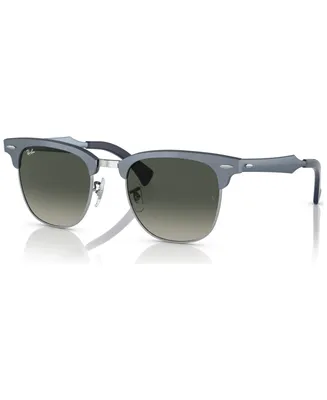 Ray-Ban Unisex Sunglasses, RB350751-y - Brushed Blue on Silver