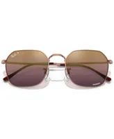 Ray-Ban Unisex Polarized Sunglasses, RB369455-zp - Rose Gold