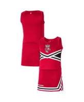 Big Girls Colosseum Red Wisconsin Badgers Carousel Cheerleader Set