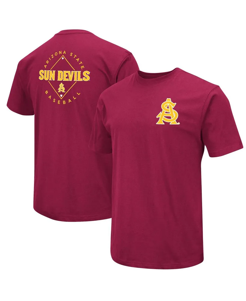 Colosseum Men's Arizona State Sun Devils Maroon T-Shirt