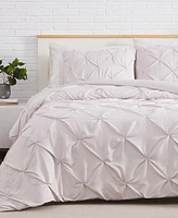 Southshore Fine Linens Pintuck Piece Duvet Cover Set